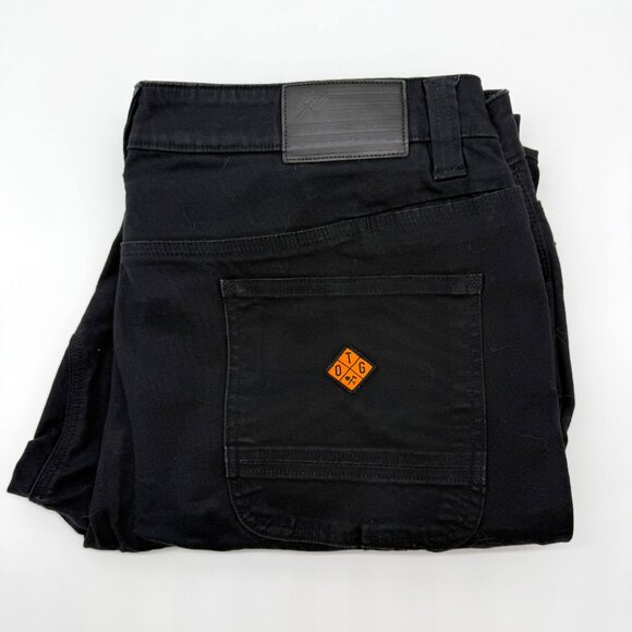 Black Off The Grid Trailblazer 5.0 Pant Taper Fit Jeans Pants 36x32 - Picture 2 of 4